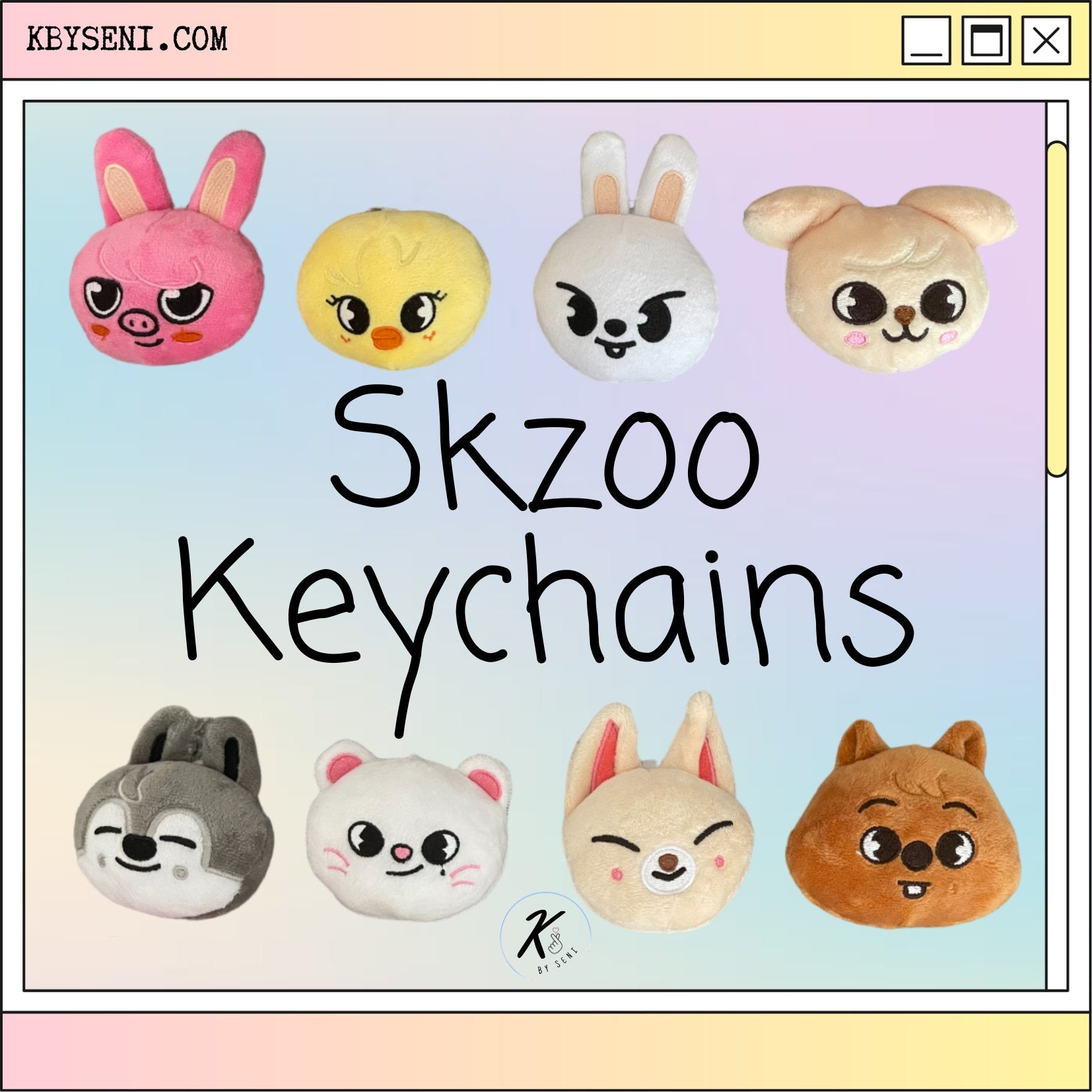 Stray Kids Keychains – Cute Jiniret Skzoo Stuffed Keychain