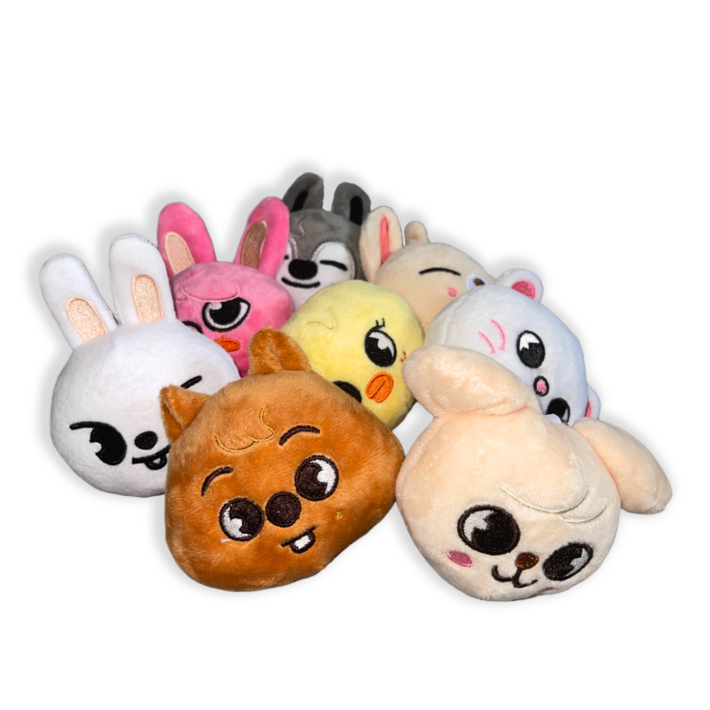PuppyM Skzoo Face Plush Keychain