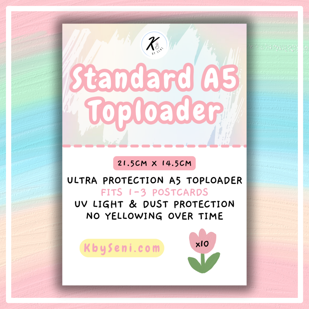 Standard A5 Toploader - 10pcs