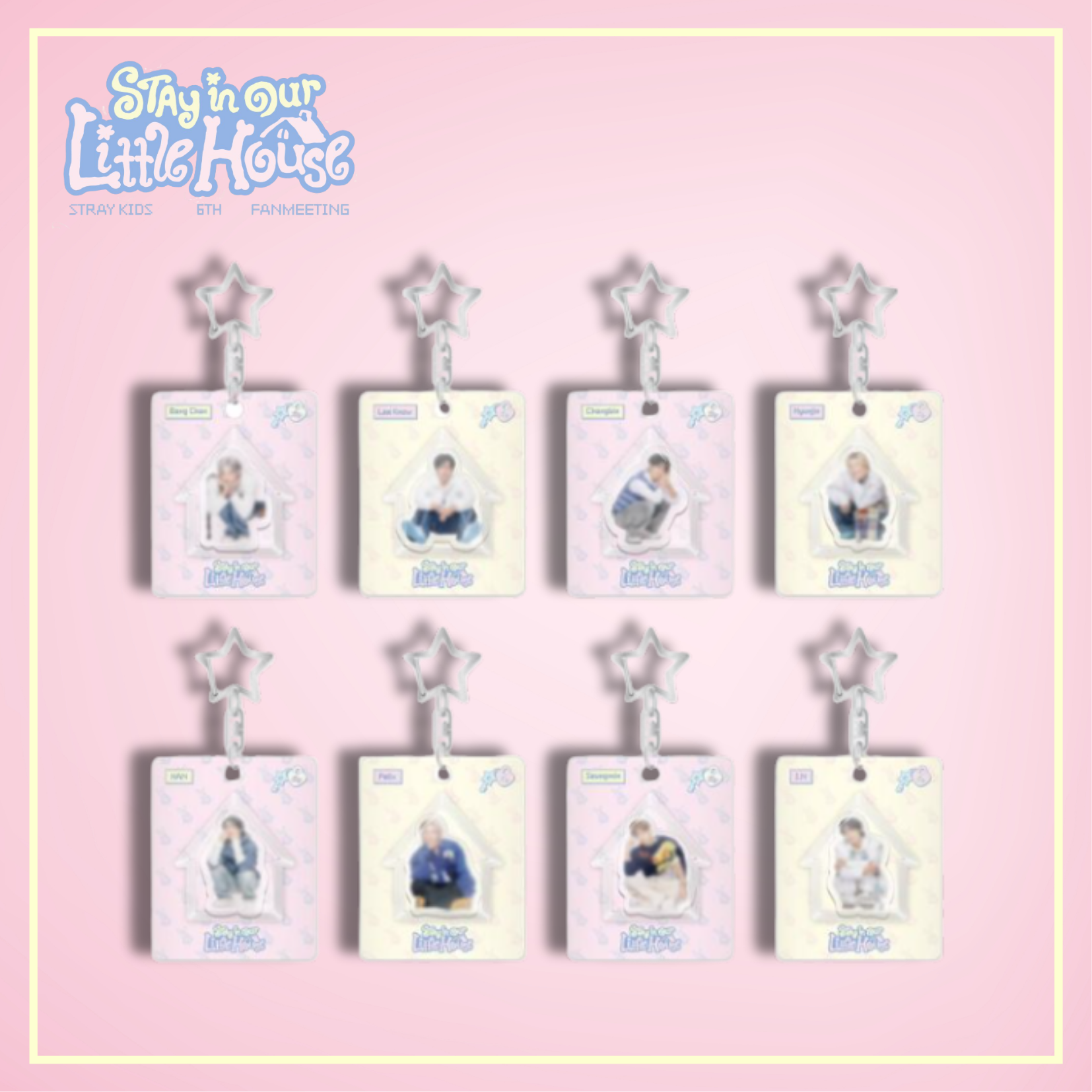 PRE-ORDER] MINI BLOCK KEYRING - Stray Kids 6TH FANMEETING - 'STAY