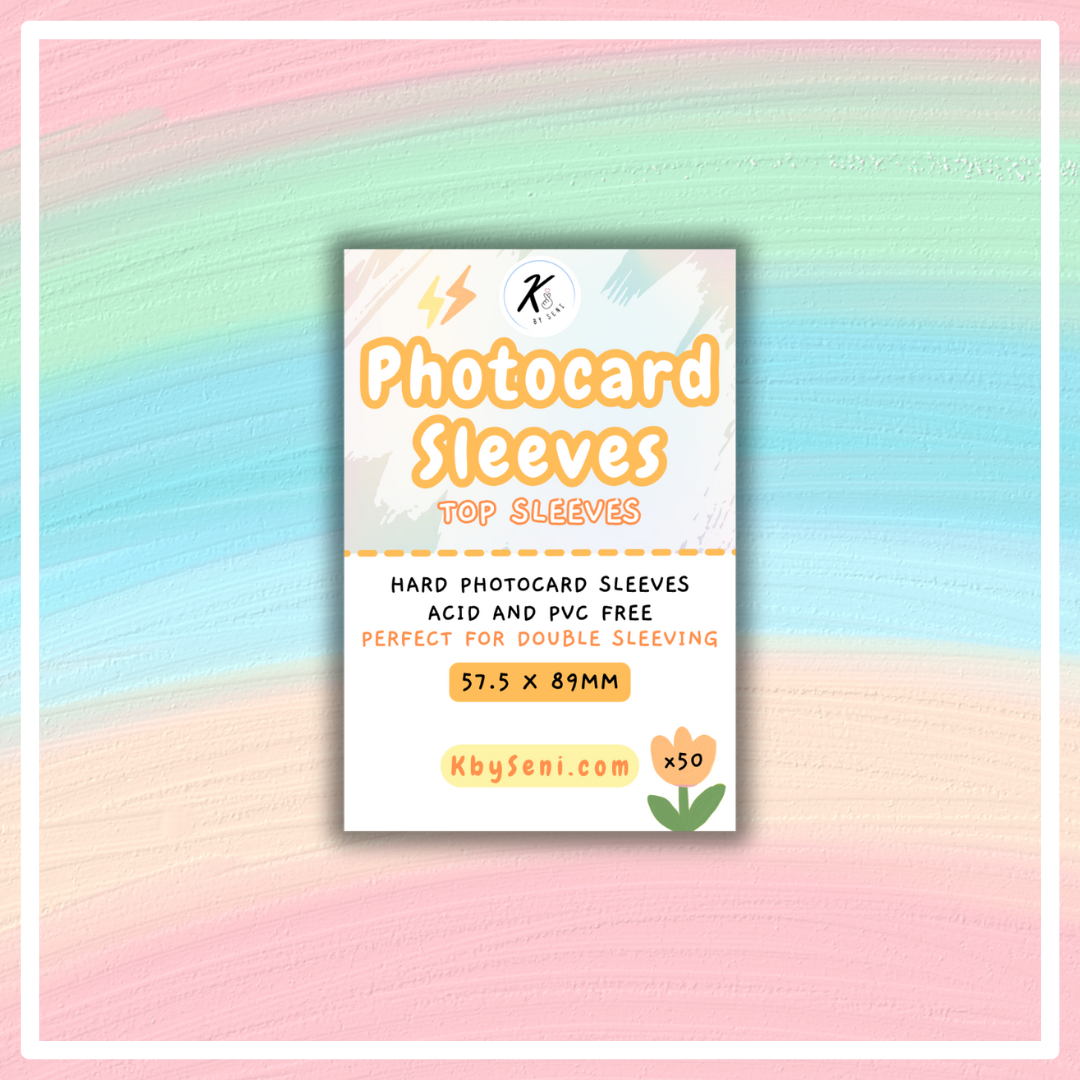 Photocard TOP Sleves 50pcs (57.5mm x 89mm) Kbyseni Photocard TOP Sleves 50pcs (57.5mm x 89mm) Kbyseni
