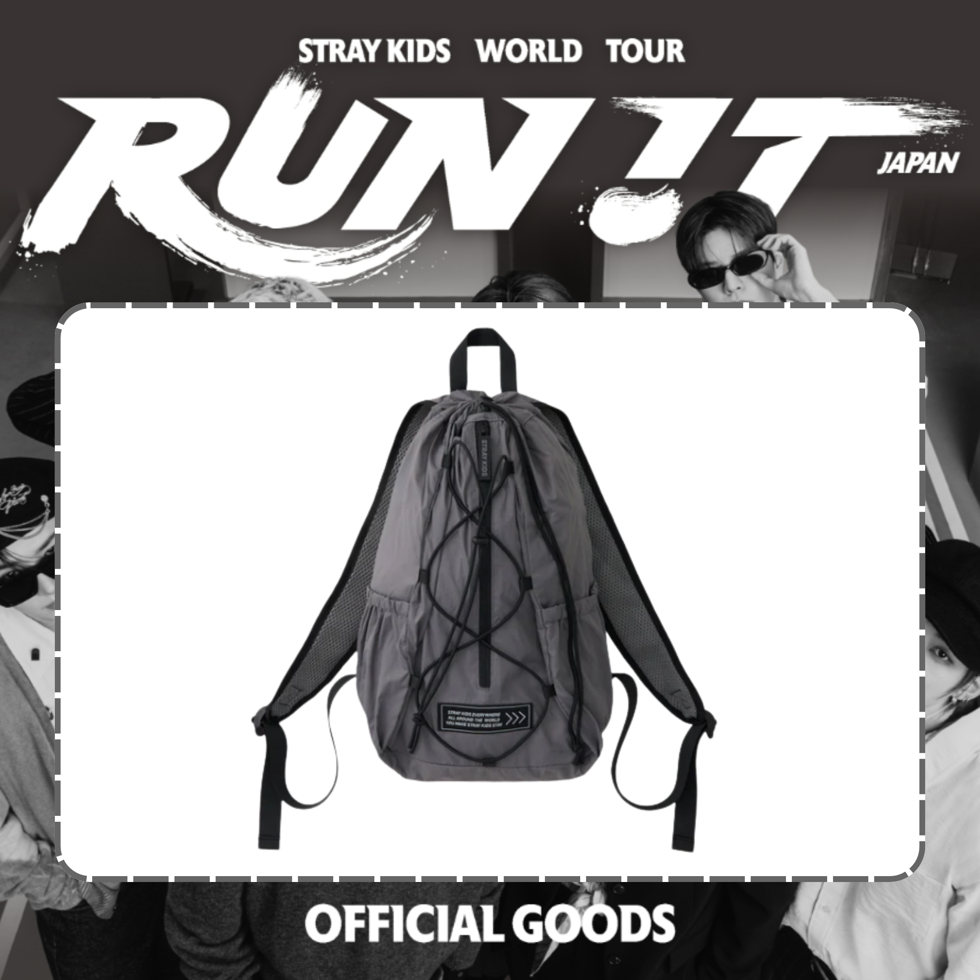PRE-ORDER] Stray Kids - PORTABLE BACKPACK - World Tour Online