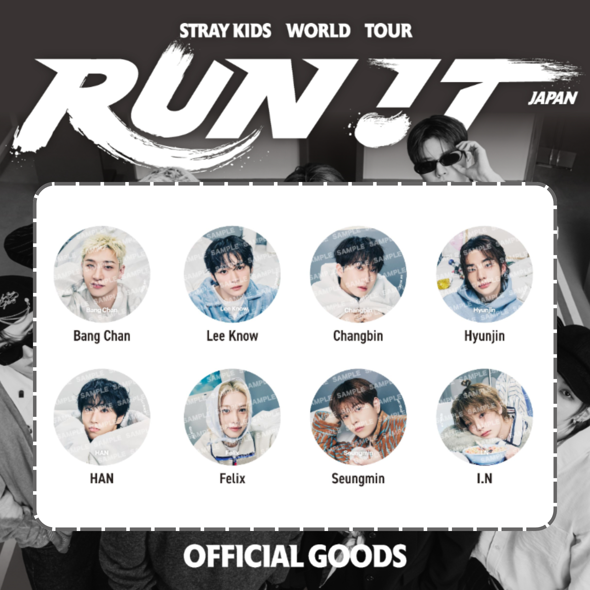 PRE-ORDER] Stray Kids - PHOTO BADGE - World Tour Online Official