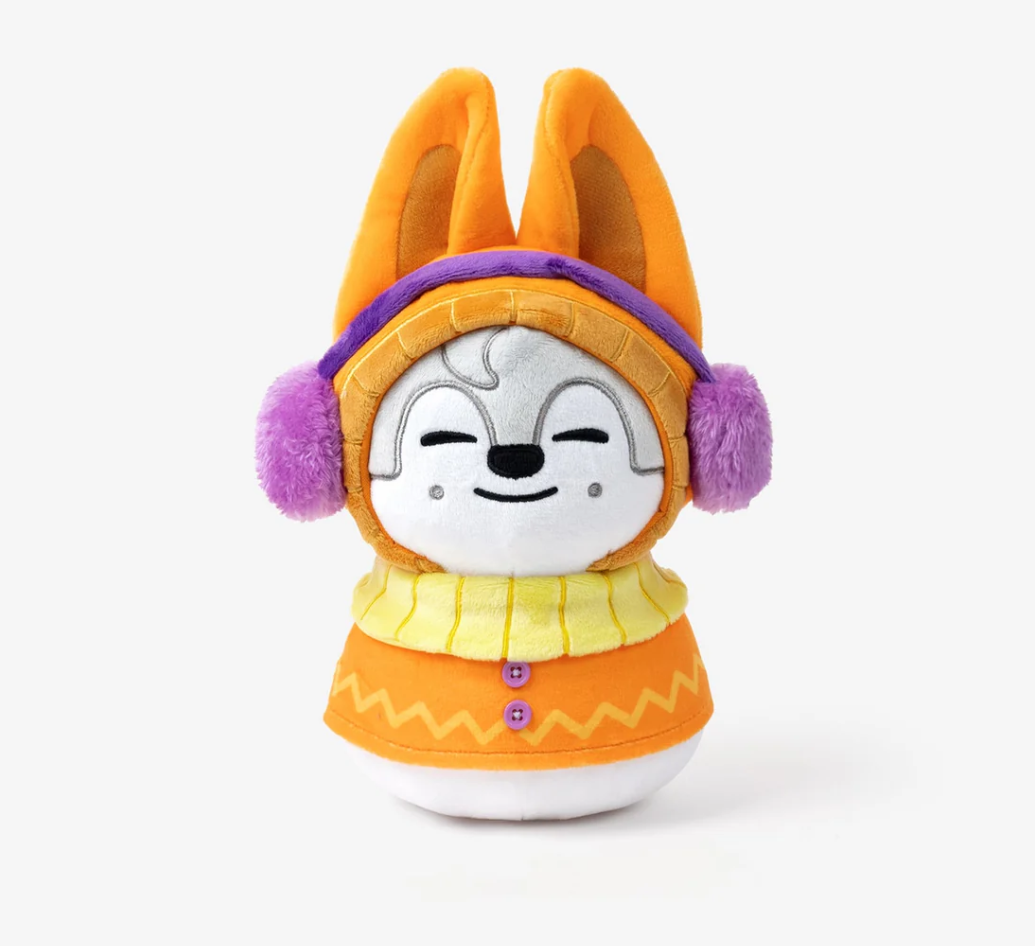Wolfchan Snowman Soft Toy (Japan Christmas Pop Up 2024)