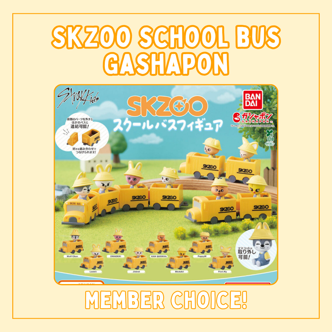 PRE-ORDER] Skzoo School Bus Gashapon (MEMBER CHOICE) – Kbyseni