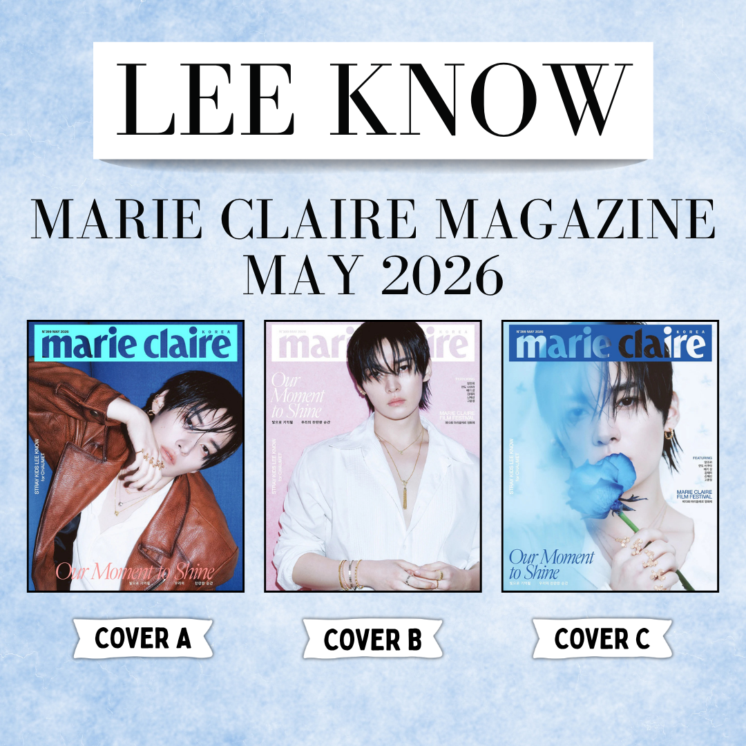 Lee Know - MARIE CLAIRE MAGAZINE - MAY 2026 ISSUE (CHOOSE VER.)