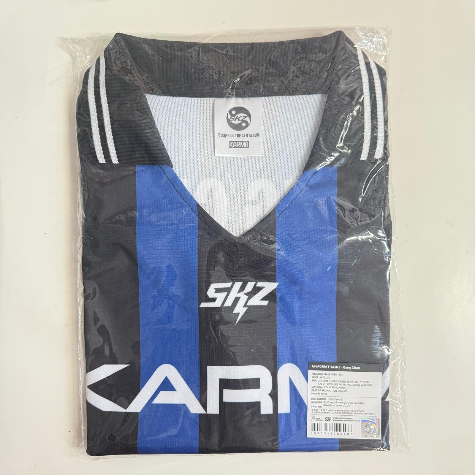 Karma' Pop Up Store UNIFORM T-SHIRT BANG CHAN – Kbyseni