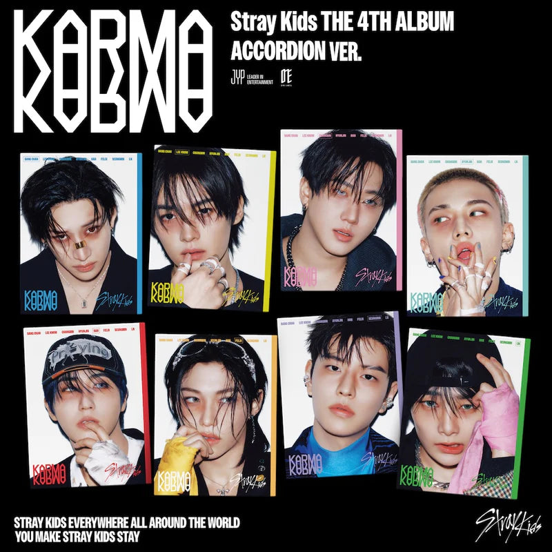 Stray Kids 4th album - 'KARMA' - Accordion Ver. (Random)