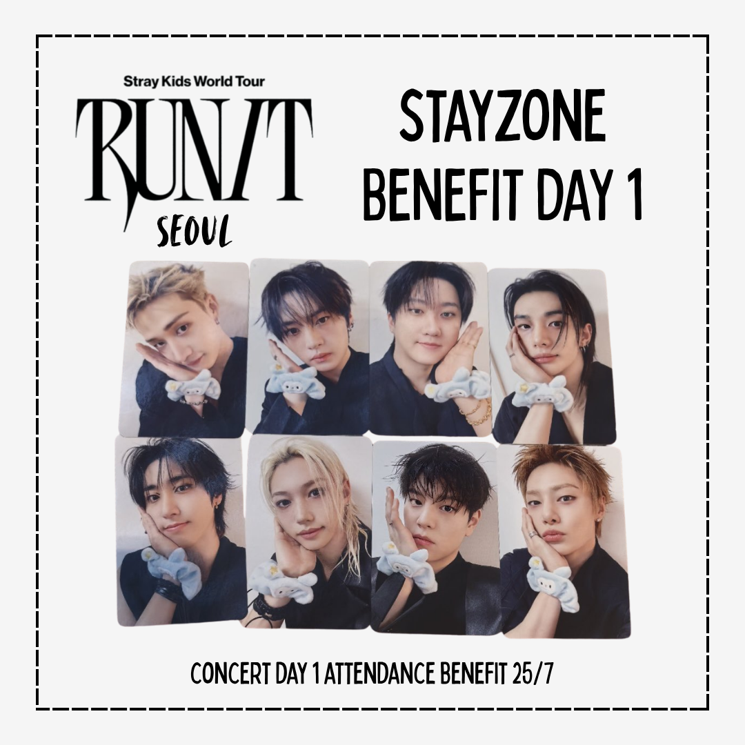 PRE-ORDER] Stray Kids World Tour STAYZONE DAY 1 (PHOTOCARDS ONLY
