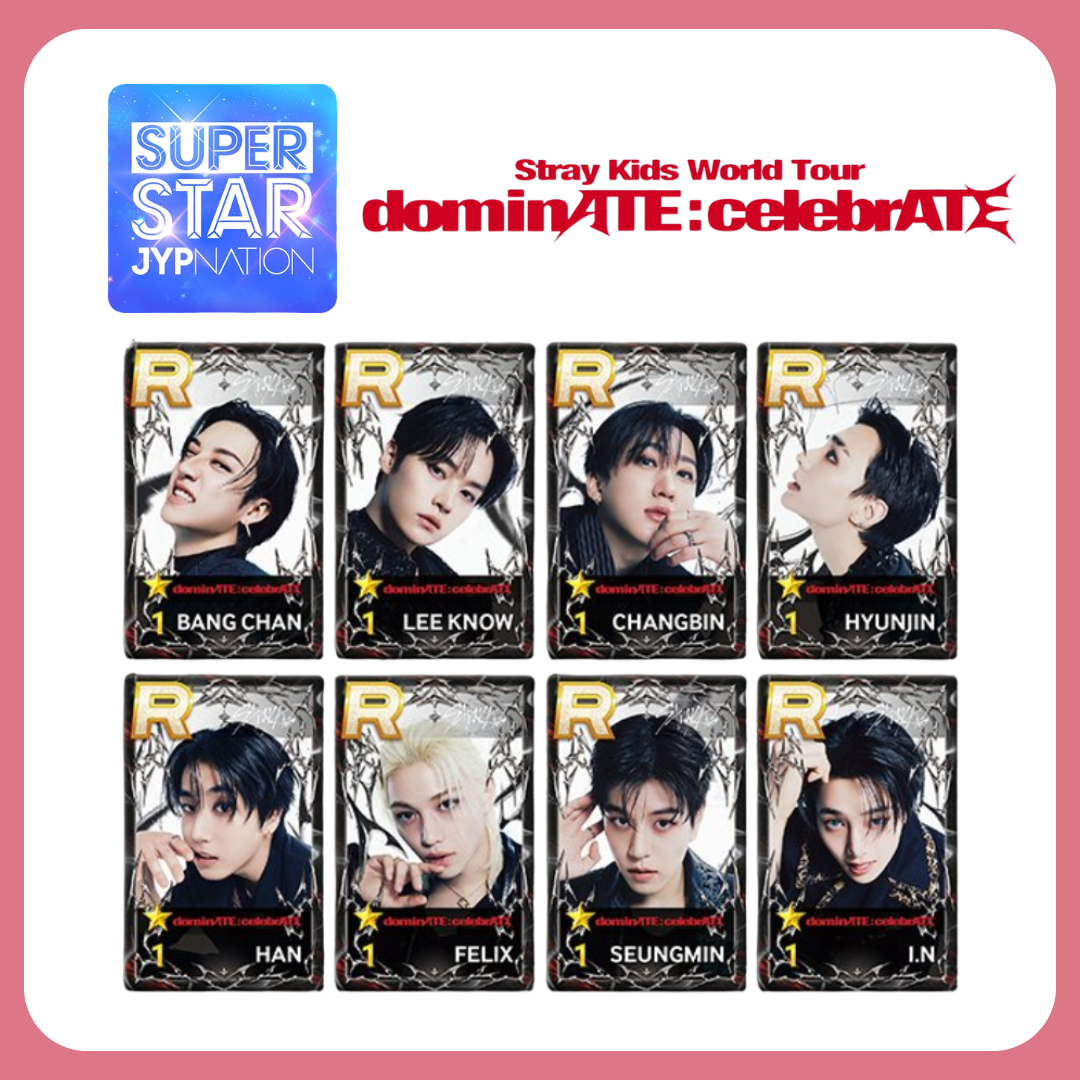 Stray Kids - SUPERSTAR JYP NATION Photocards <dominATE : celebrATE>