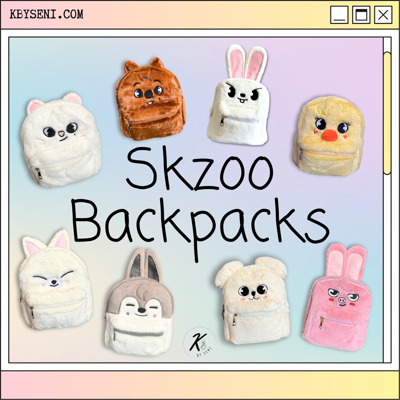 SKZOO-INSPIRED BACKPACKS – Kbyseni