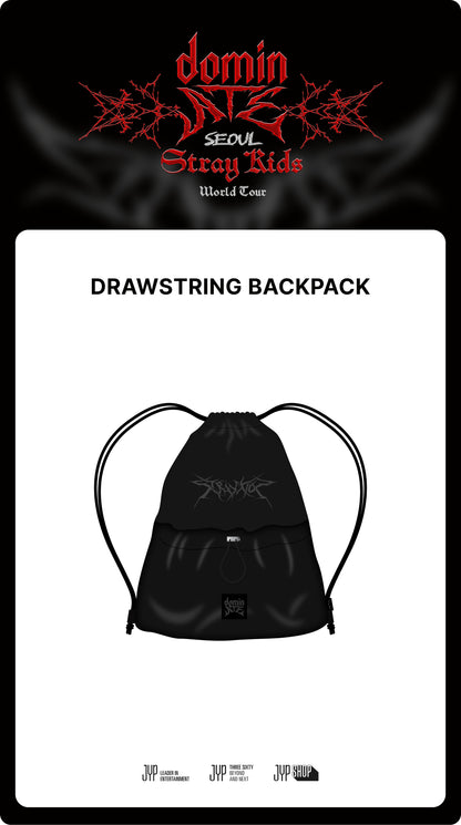 [PRE-ORDER] Stray Kids DRAWSTRING BACKPACK - dominATE SEOUL