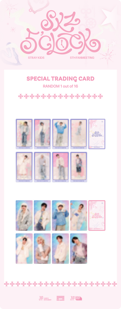 [PRE-ORDER] Stray Kids SPECIAL TRADING CARD - SKZ 5'CLOCK