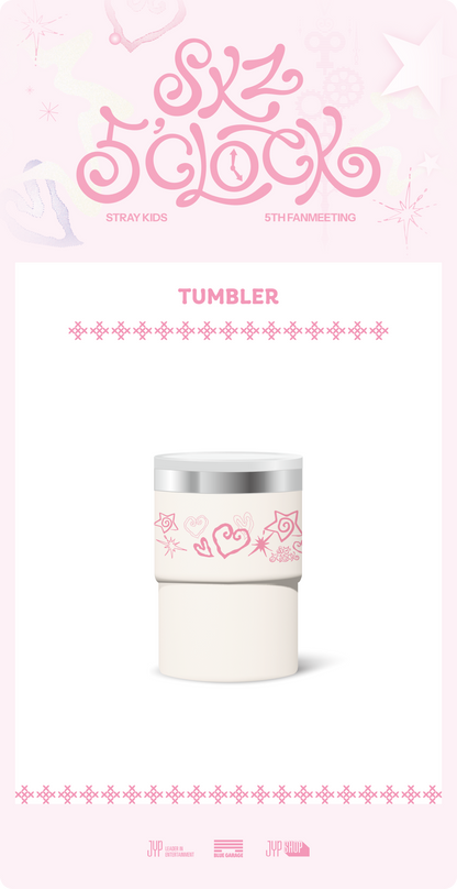 [PRE-ORDER] Stray Kids TUMBLER - SKZ 5'CLOCK