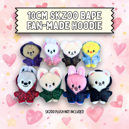 [PRE-ORDER] Stray Kids SKZOO Bape Fan-Made Hoodies (MEMBER CHOICE)