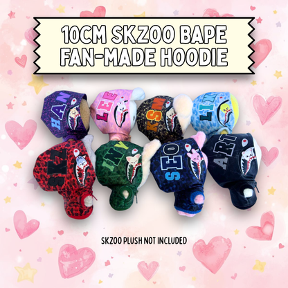 [PRE-ORDER] Stray Kids SKZOO Bape Fan-Made Hoodies (MEMBER CHOICE)