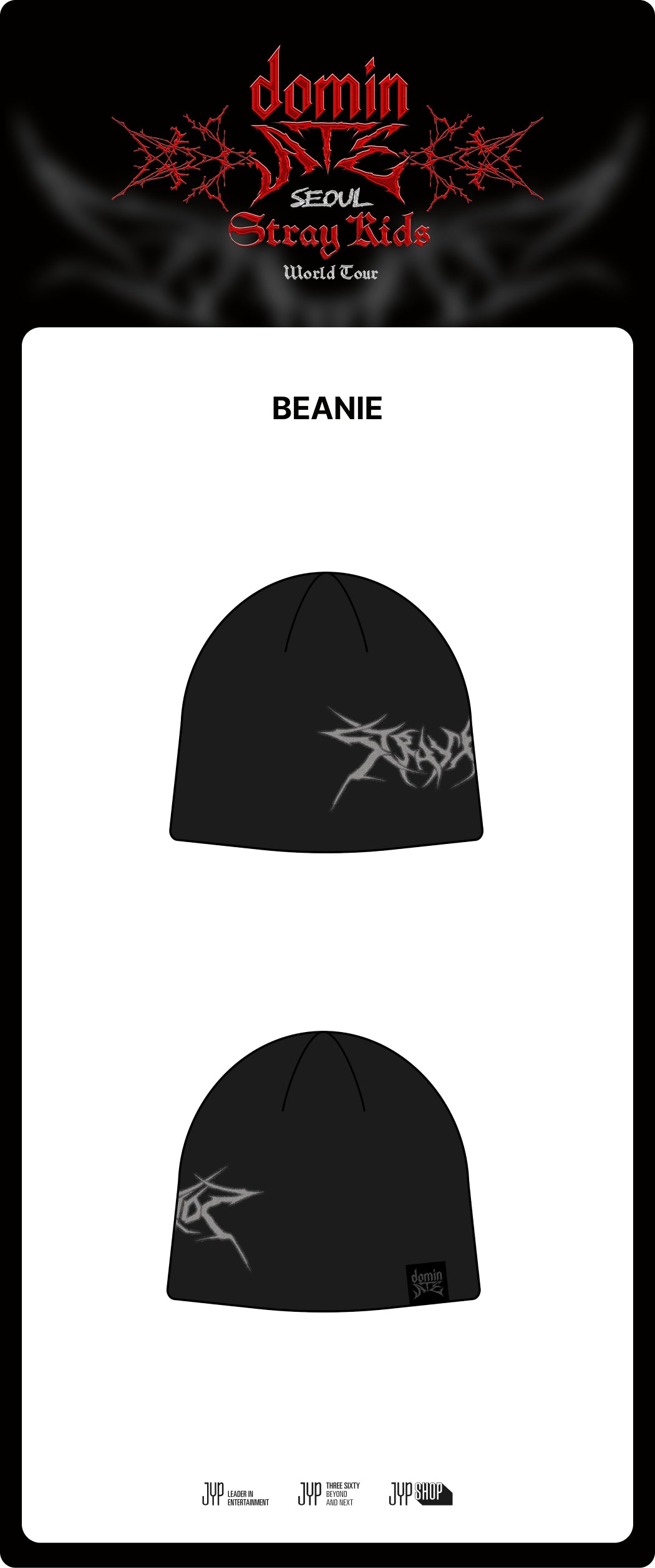 [PRE-ORDER] Stray Kids BEANIE - dominATE SEOUL