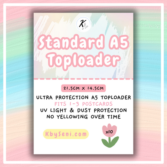 Standard A5 Toploader - 10pcs