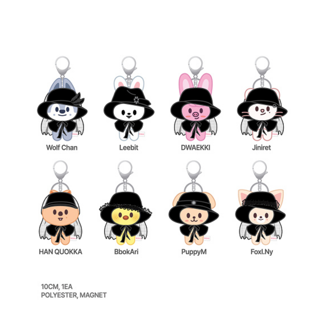 [PRE-ORDER] Stray Kids Pop Up Store 'Do It' Official MD - SKZOO COSTUME MAGNET PLUSH KEYRING