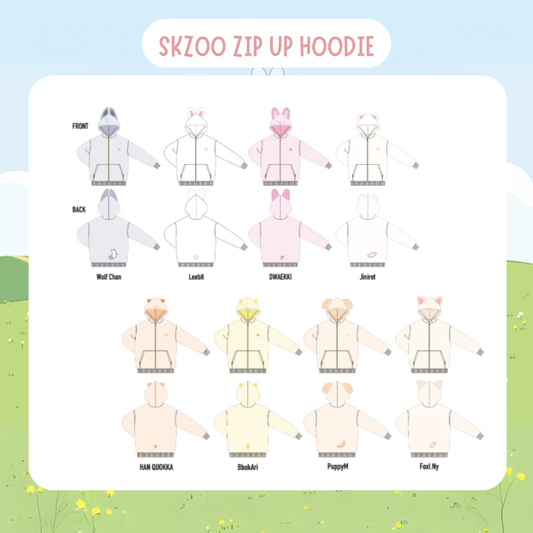 [PRE-ORDER] Skzoo Zip Up Hoodie - SKZOO POPUP STORE 2ND LINEUP 2025