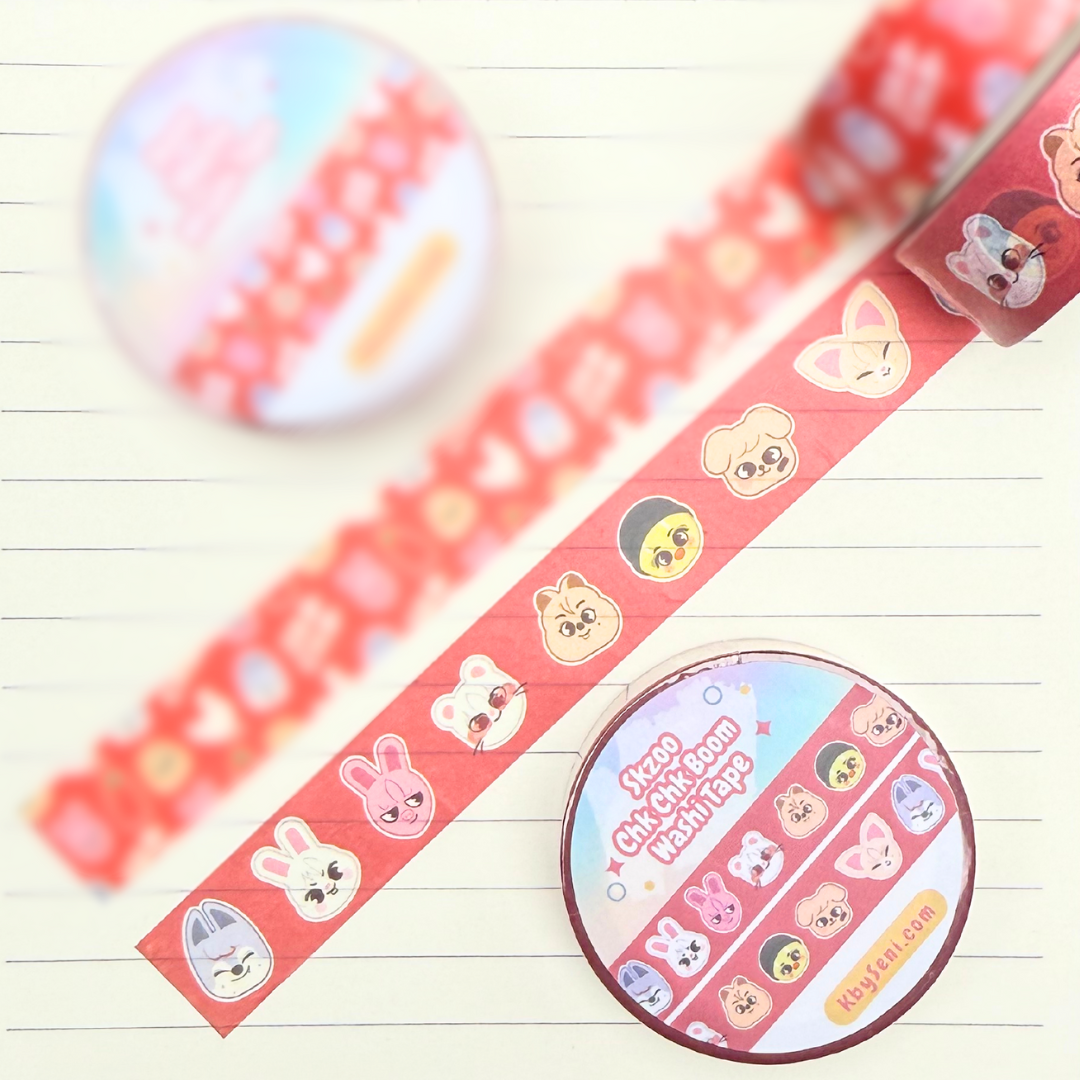 Skzoo Chk Chk Boom Washi Tape