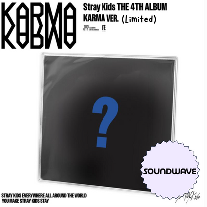 [PRE-ORDER] Stray Kids 4th album - 'KARMA' - Karma Ver. (Limited) [SOUNDWAVE POB]