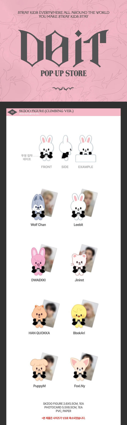Stray Kids Pop Up Store 'Do It' Official MD - SKZOO CLIMBING VER. WOLFCHAN