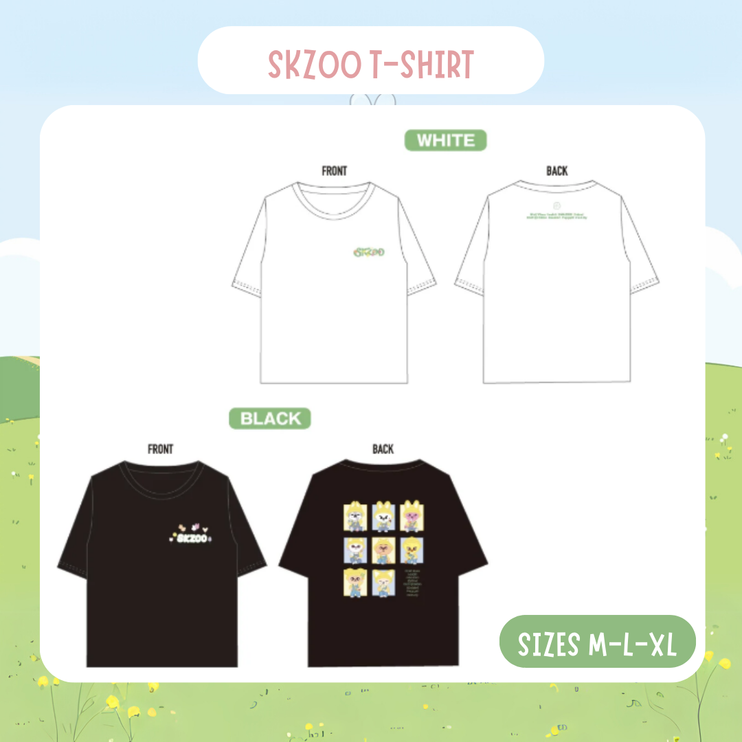 [PRE-ORDER] Skzoo T-Shirt - SKZOO POPUP STORE 2ND LINEUP 2025