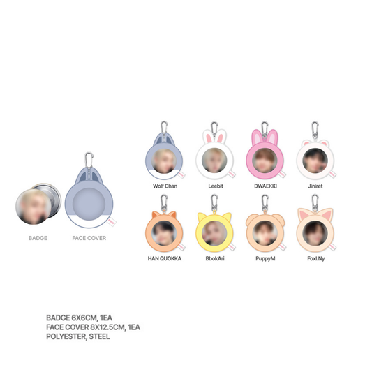 [PRE-ORDER] Stray Kids Pop Up Store 'Do It' Official MD - SOFT FACE BADGE & SKZOO COVER SET