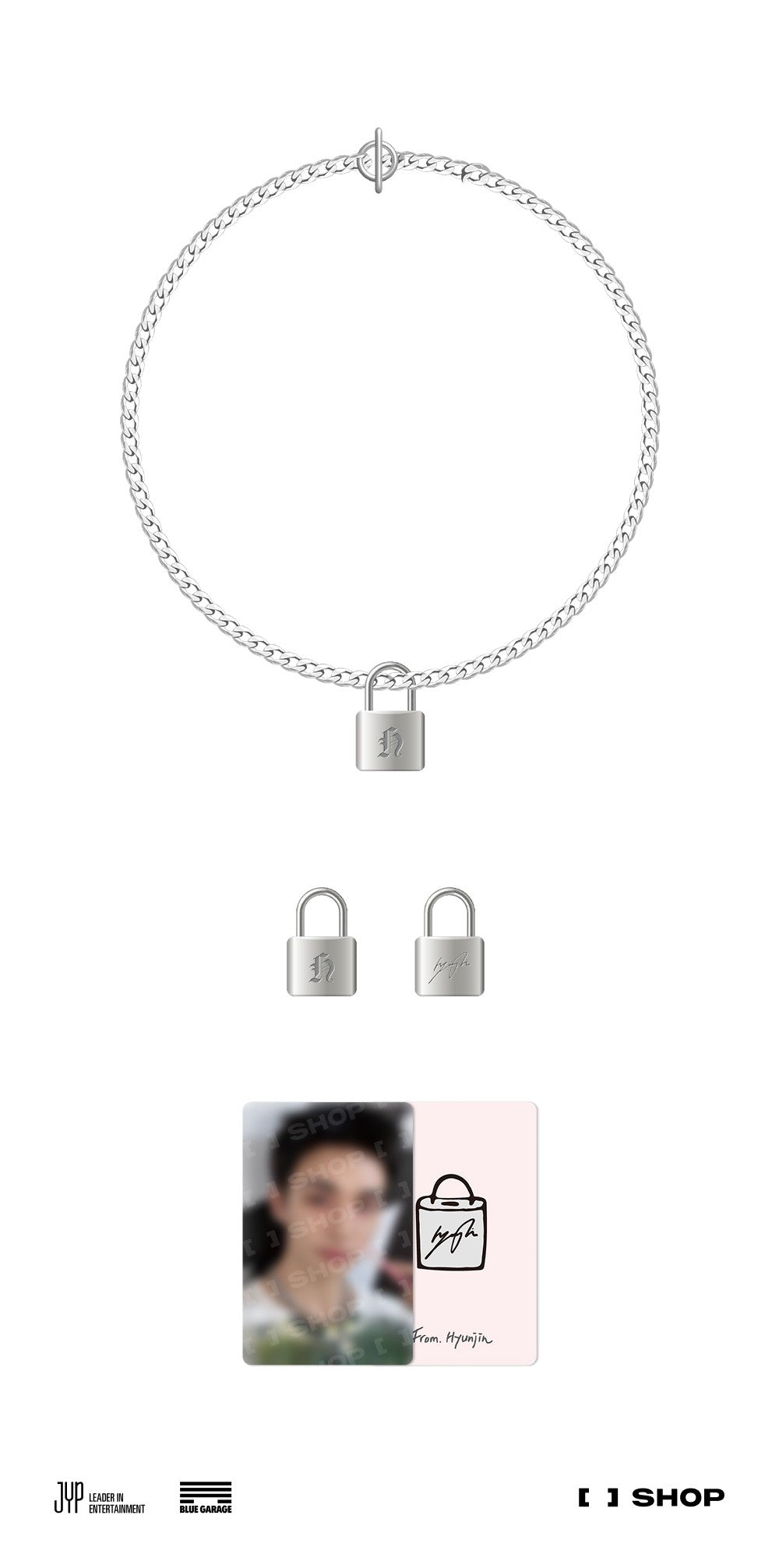 [PRE-ORDER] Necklace by Hyunjin [DominATE : celebrATE POP-UP STORE MD]