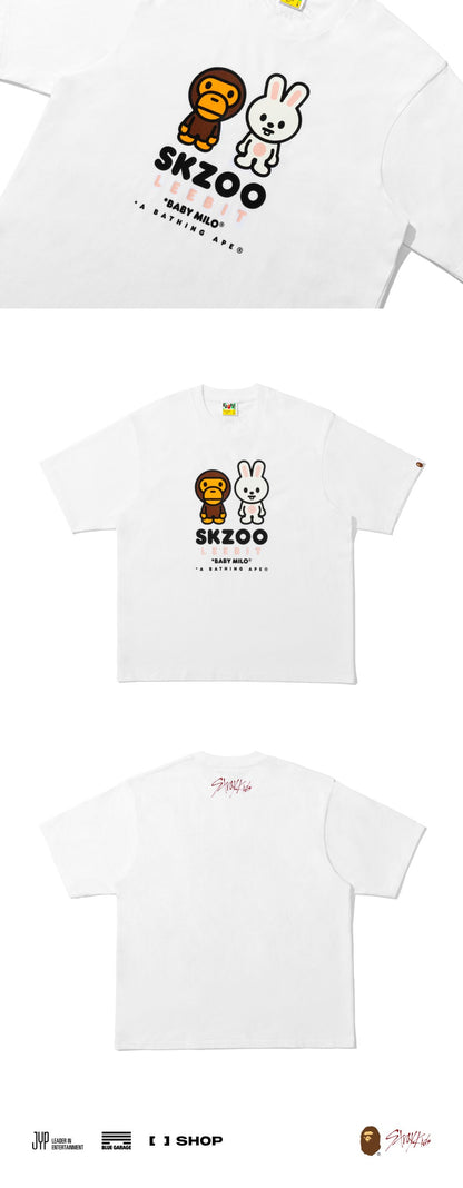 [PRE-ORDER] BABY MILO TEE - STRAY KIDS x A BATHING APE® OFFICIAL MERCH