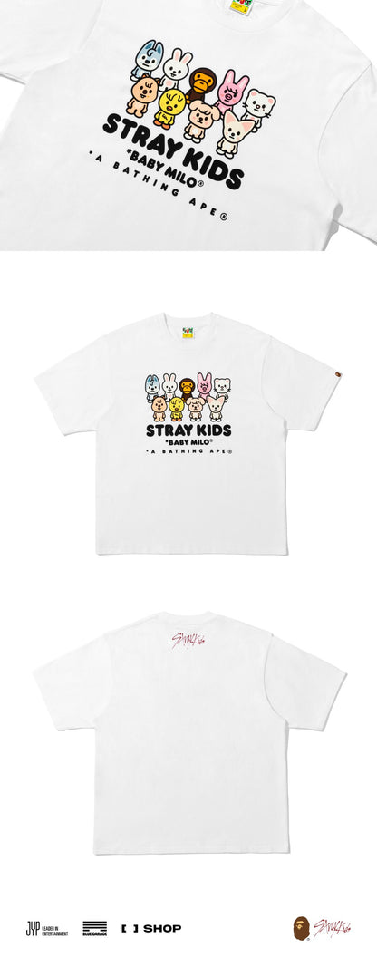 [PRE-ORDER] SKZOO FAMILY BABY MILO TEE - STRAY KIDS x A BATHING APE® OFFICIAL MERCH