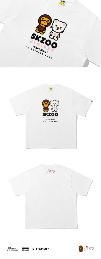 [PRE-ORDER] BABY MILO TEE - STRAY KIDS x A BATHING APE® OFFICIAL MERCH