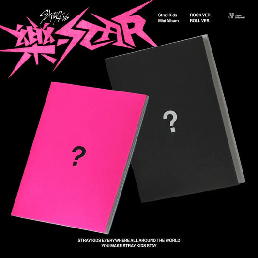 Stray Kids Mini Album ROCK-STAR (ROCK VER., ROLL VER.) (With Pre-order benefit)