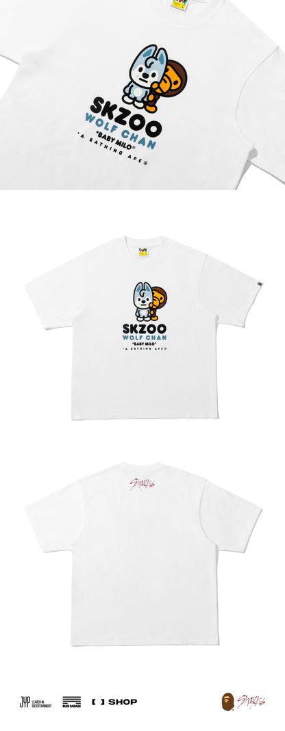 [PRE-ORDER] BABY MILO TEE - STRAY KIDS x A BATHING APE® OFFICIAL MERCH