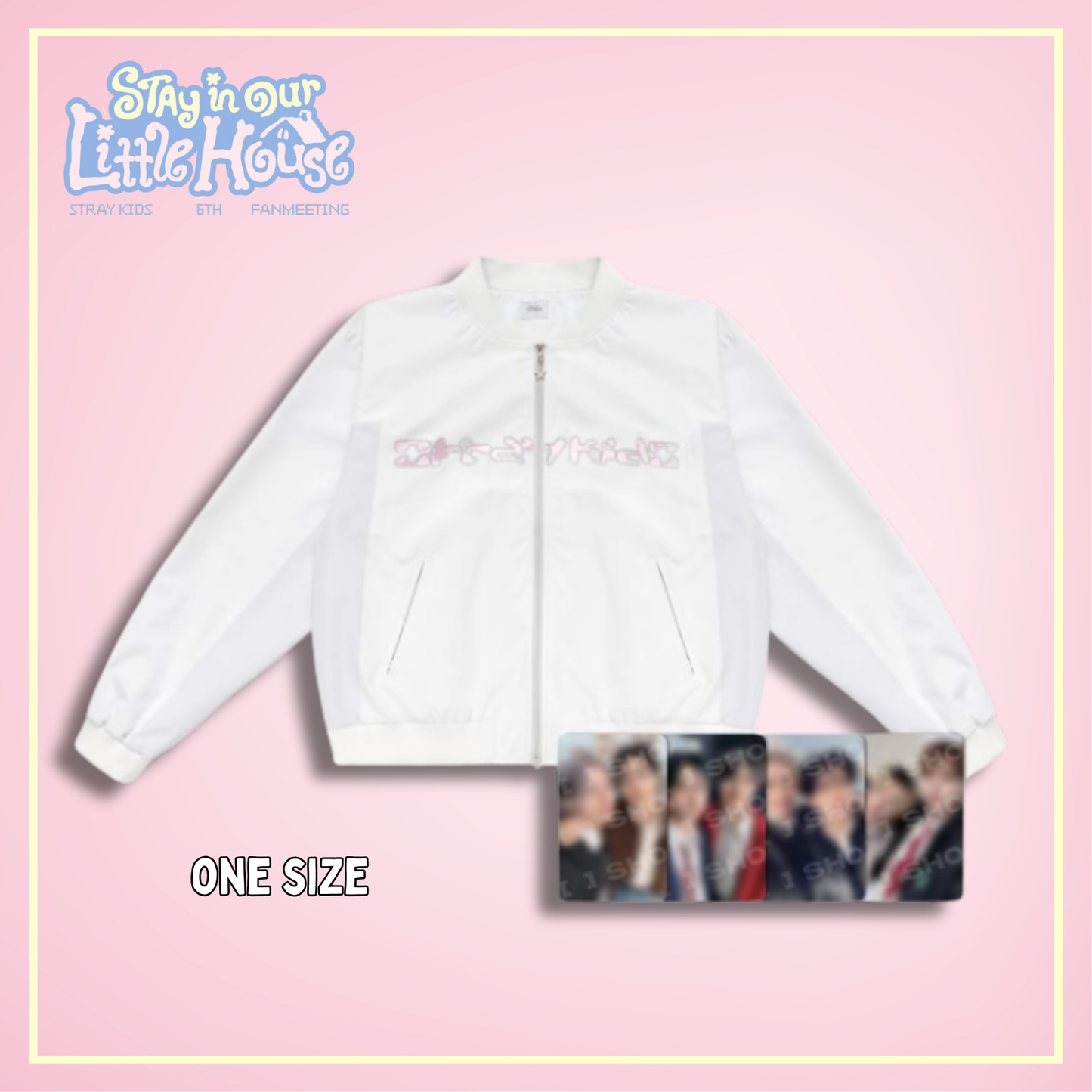 [PRE-ORDER] BOMBER JACKET - Stray Kids 6TH FANMEETING - 'STAY in Our Little House' Official MD