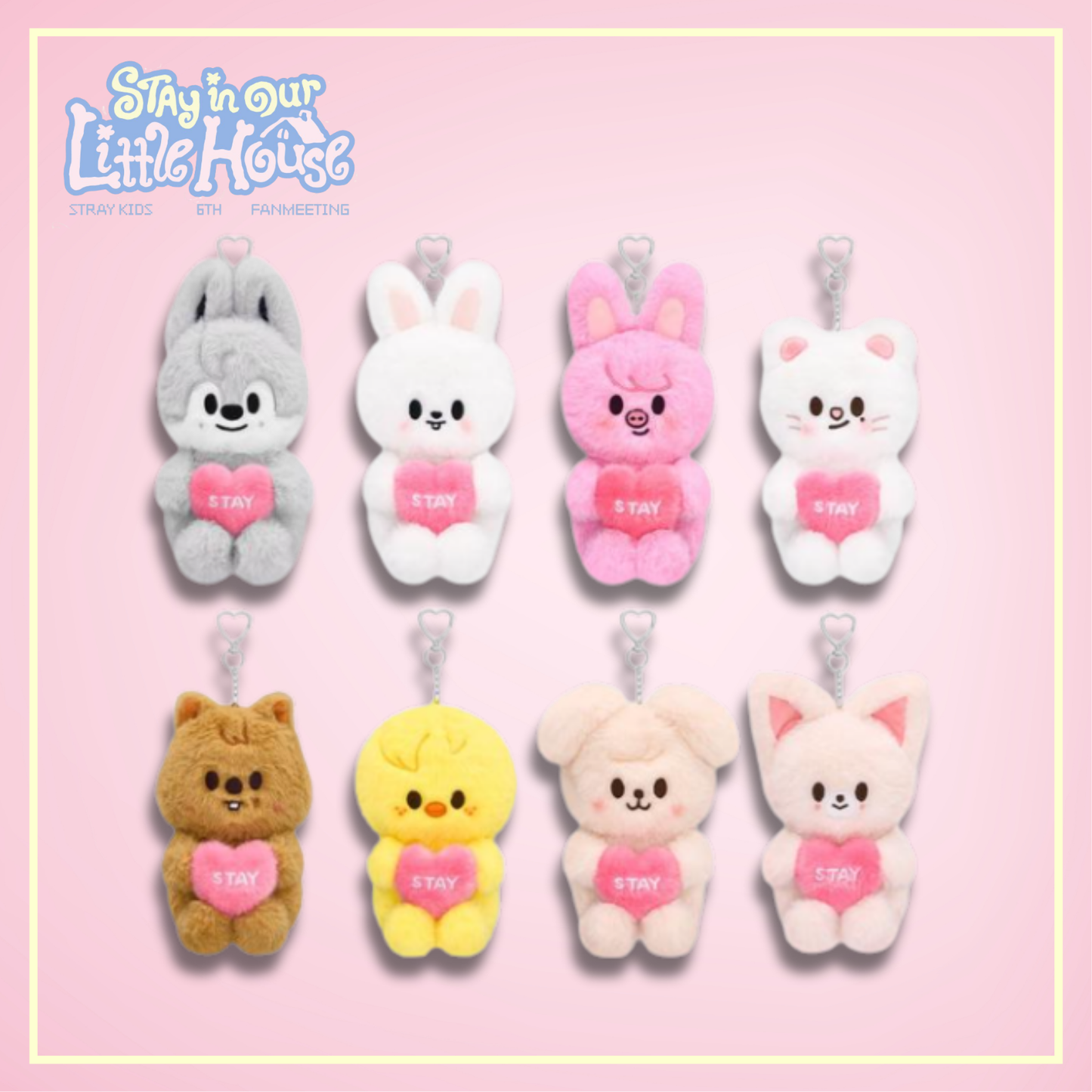 [PRE-ORDER] SKZOO PLUSH VOICE VER. - Stray Kids 6TH FANMEETING - 'STAY in Our Little House' Official MD