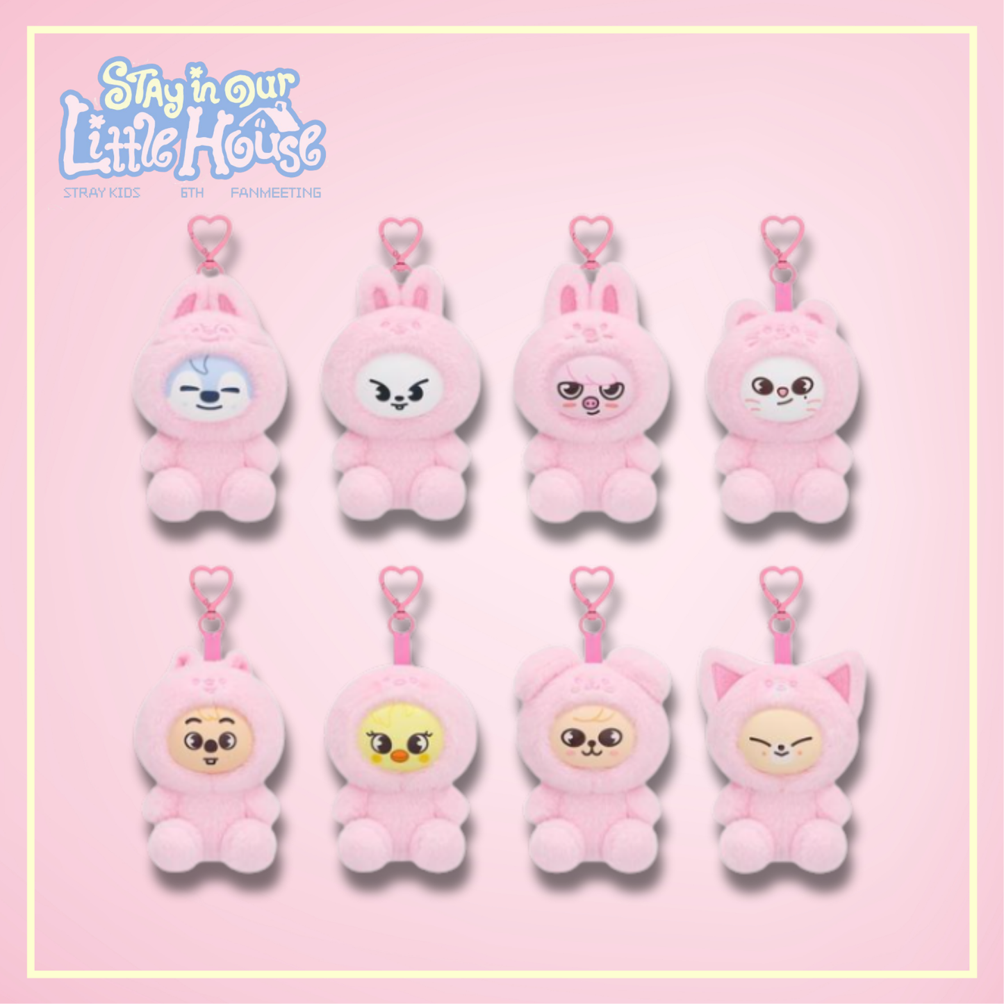 [PRE-ORDER] SKZOO PLUSH TOY VER. - Stray Kids 6TH FANMEETING - 'STAY in Our Little House' Official MD