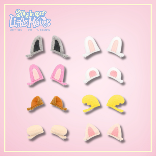 [PRE-ORDER] SKZOO PLUSH HAIR PIN - Stray Kids 6TH FANMEETING - 'STAY in Our Little House' Official MD