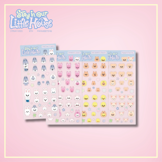[PRE-ORDER] SKZOO 3D STICKER - Stray Kids 6TH FANMEETING - 'STAY in Our Little House' Official MD