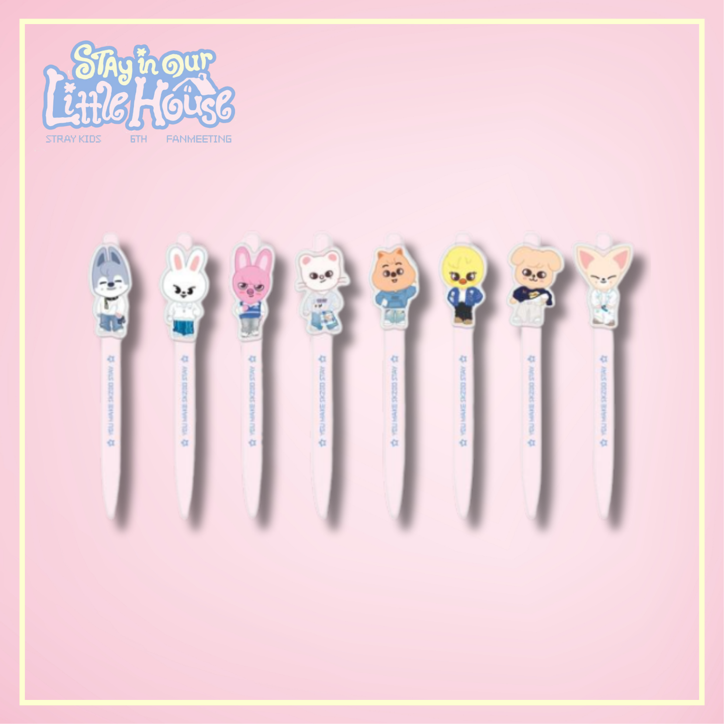 [PRE-ORDER] SKZOO GEL PEN - Stray Kids 6TH FANMEETING - 'STAY in Our Little House' Official MD