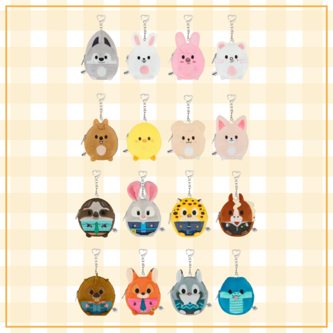 [PRE-ORDER] Skzoo x Zootopia2 Pop-Up Store Official MD - PLUSH COIN POUCH