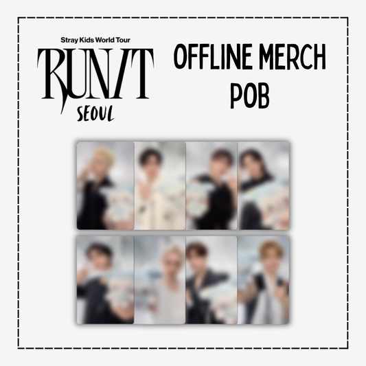 [PRE-ORDER] Stray Kids World Tour <RUN IT SEOUL> Offline Merch (POBS ONLY)