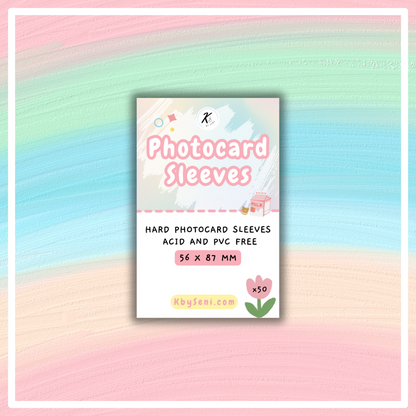 Photocard Sleves 50pcs (56mm x 87mm)