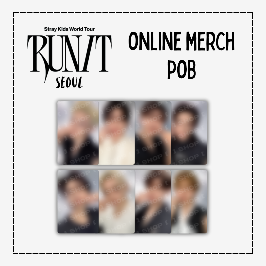[PRE-ORDER] Stray Kids World Tour <RUN IT SEOUL> Online Merch (POBS ONLY)