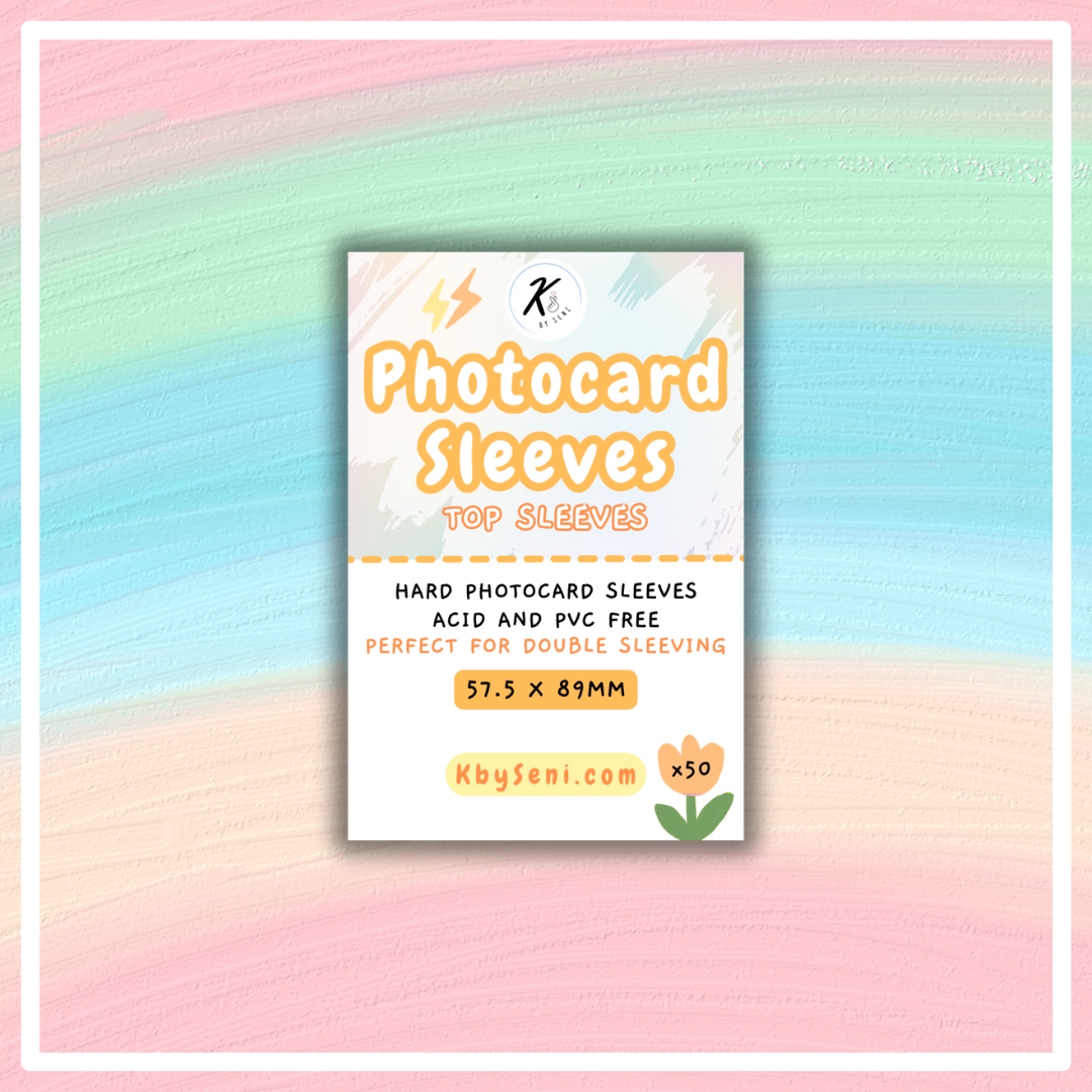 Photocard TOP Sleves 50pcs (57.5mm x 89mm)