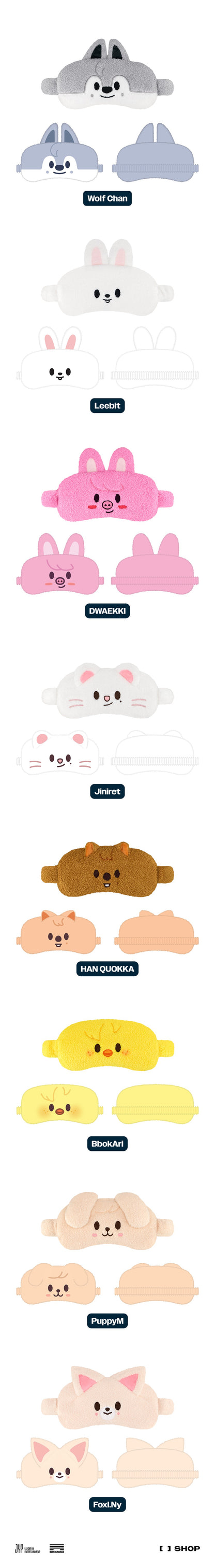 [PRE-ORDER] Skzoo Sleep Mask [DominATE : celebrATE POP-UP STORE MD]
