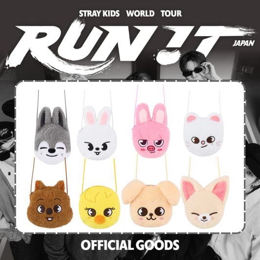[PRE-ORDER] Stray Kids - SHOLDER POUCH - World Tour <RUN IT JAPAN> Online Official MD