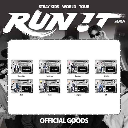 [PRE-ORDER] Stray Kids - ACRYLIC STAND - World Tour <RUN IT JAPAN> Online Official MD