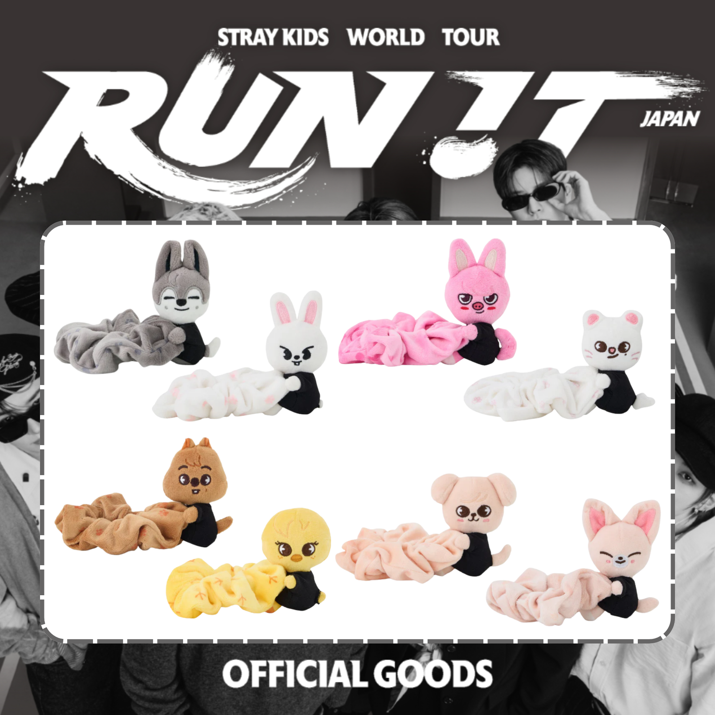 PRE-ORDER] Stray Kids - SCRUNCHIE - World Tour Online Official MD